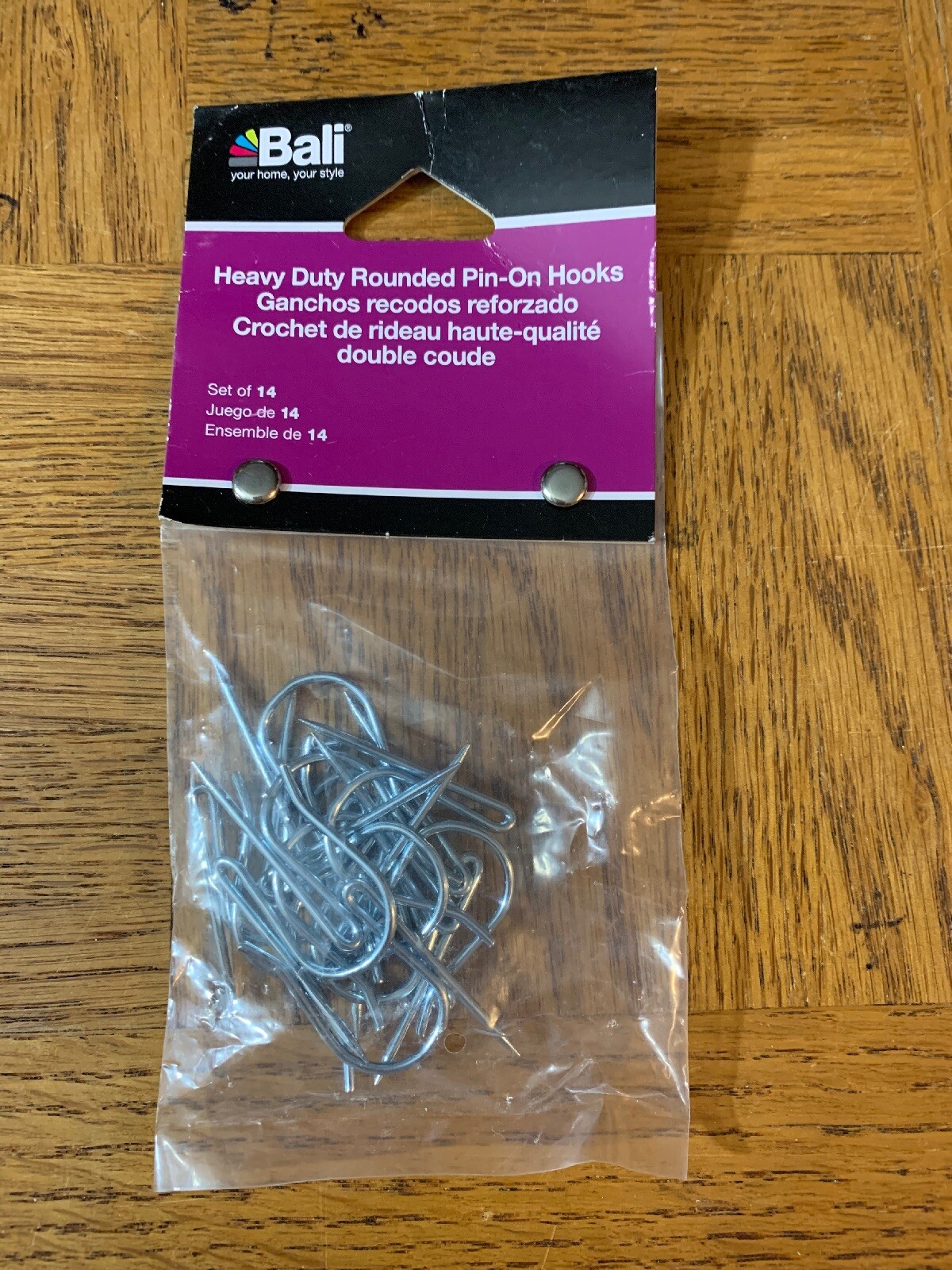 Bali Heavy Duty Rounded Pin On Hooks-BRAND NEW-SHIPS SAME BUSINESS DAY