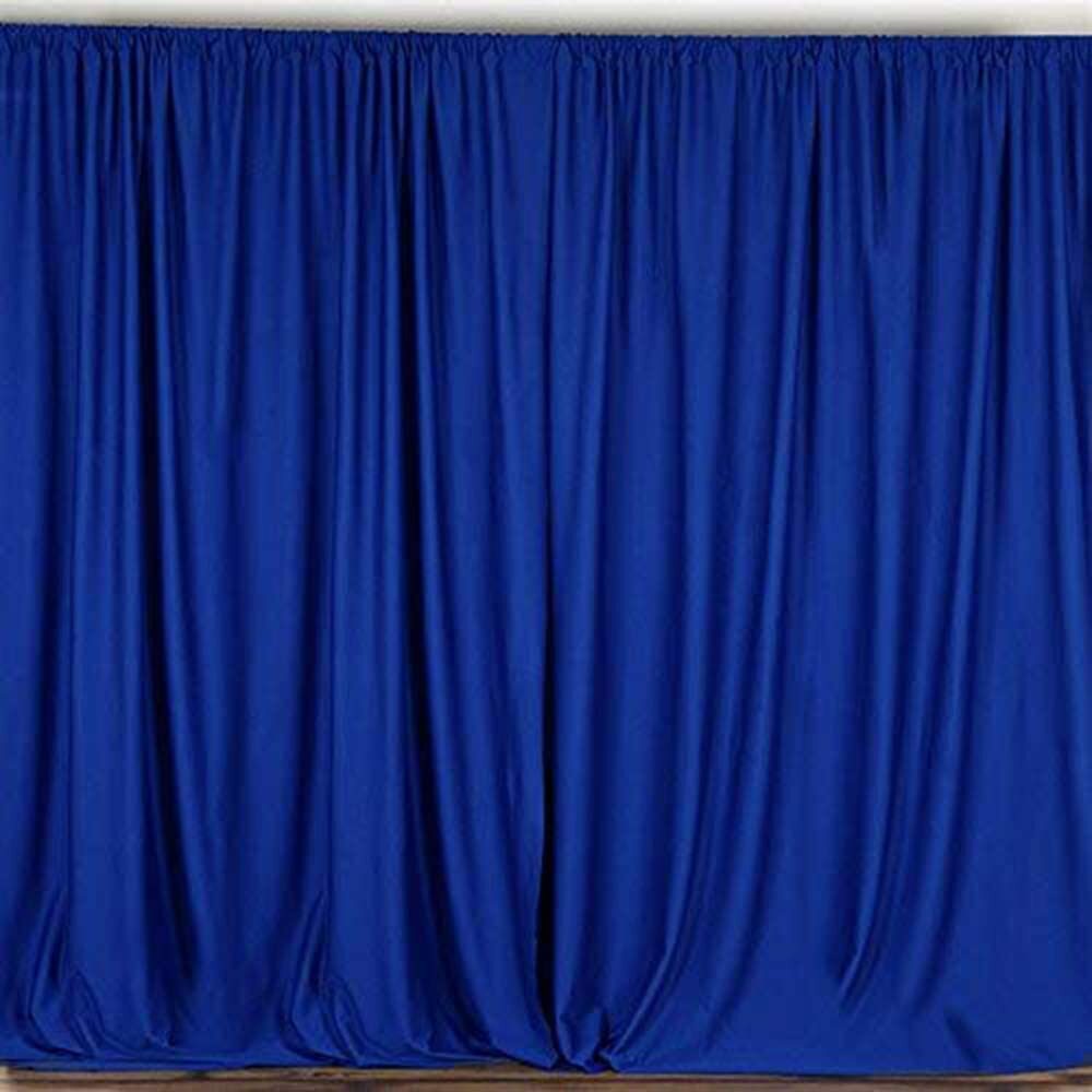2 pcs 10 feet x 8 feet Polyester Backdrop Drape Curtains Panels