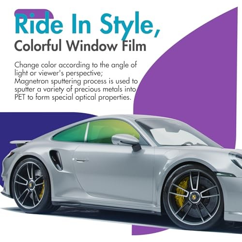 Car Window Tint Film 60%VLT 60 Percent Premium Nano 20″*10FT Orange Green