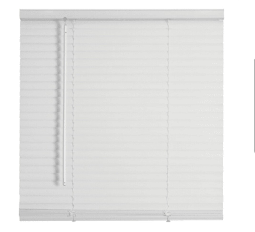 TruTouch 71 x 60″ Cordless 1″ Vinyl Mini Blind White 71W x 60L