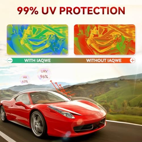 80% Window Tint Car with 80 Percent VLT 20 in x 10 Ft 20In x 10Ft 80% Vlt