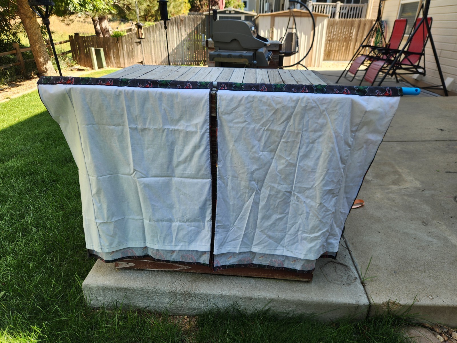Custom OOAK Godzilla Curtains – 2 Panel – Rod Window Drapes – 1.5 In Rod Width