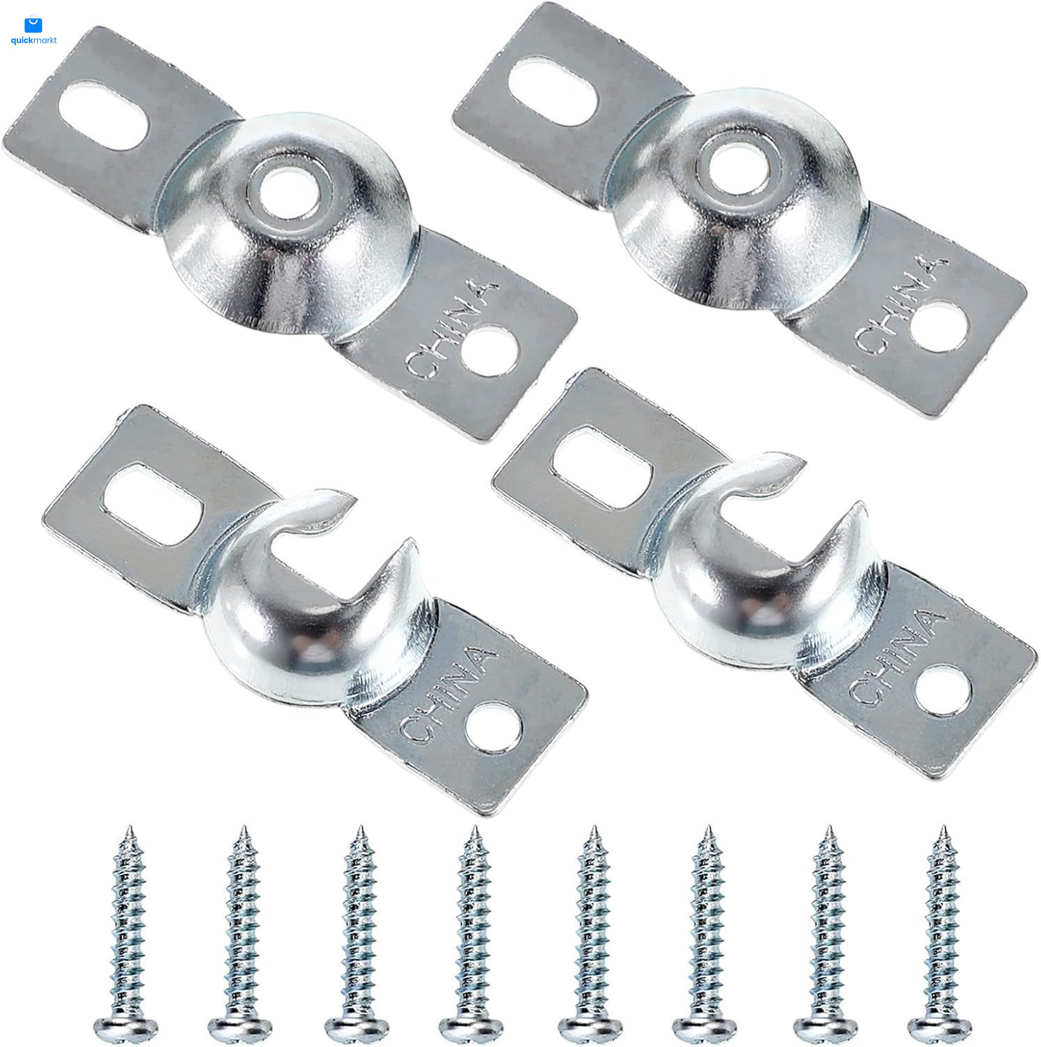 Sumnacon Metal Window Shade Brackets-4PCS Roller Hardware Inside Mount…