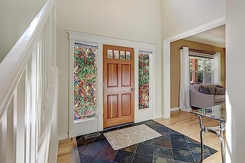 Privacy Window Film Self-Adhesive 17 by 78 Inch Vinyl Spring Chapel Tulia