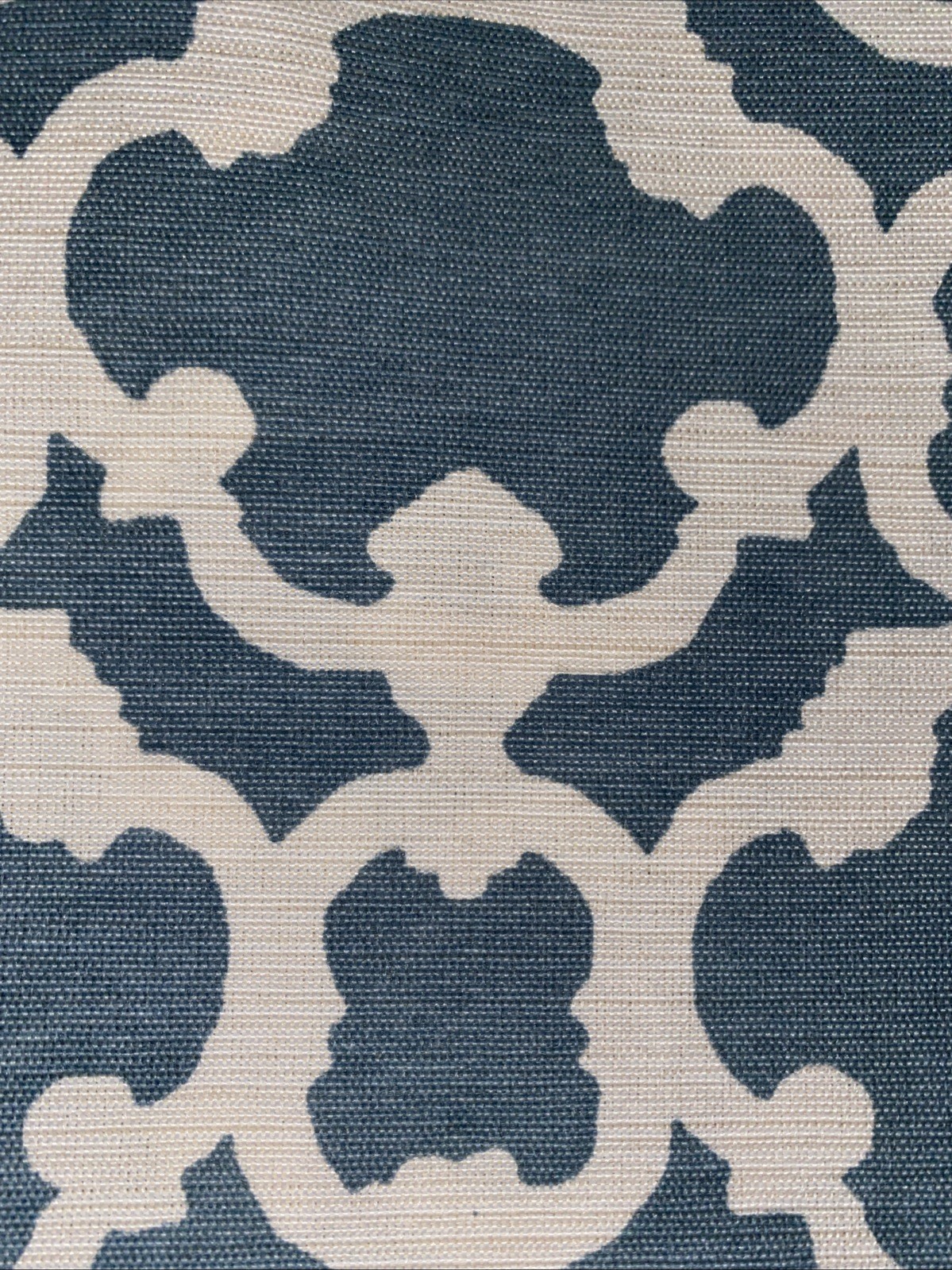 Target Threshold Farrah Fretwork Dusty Blue Curtain Panels 54″ W x 84″ H (2)