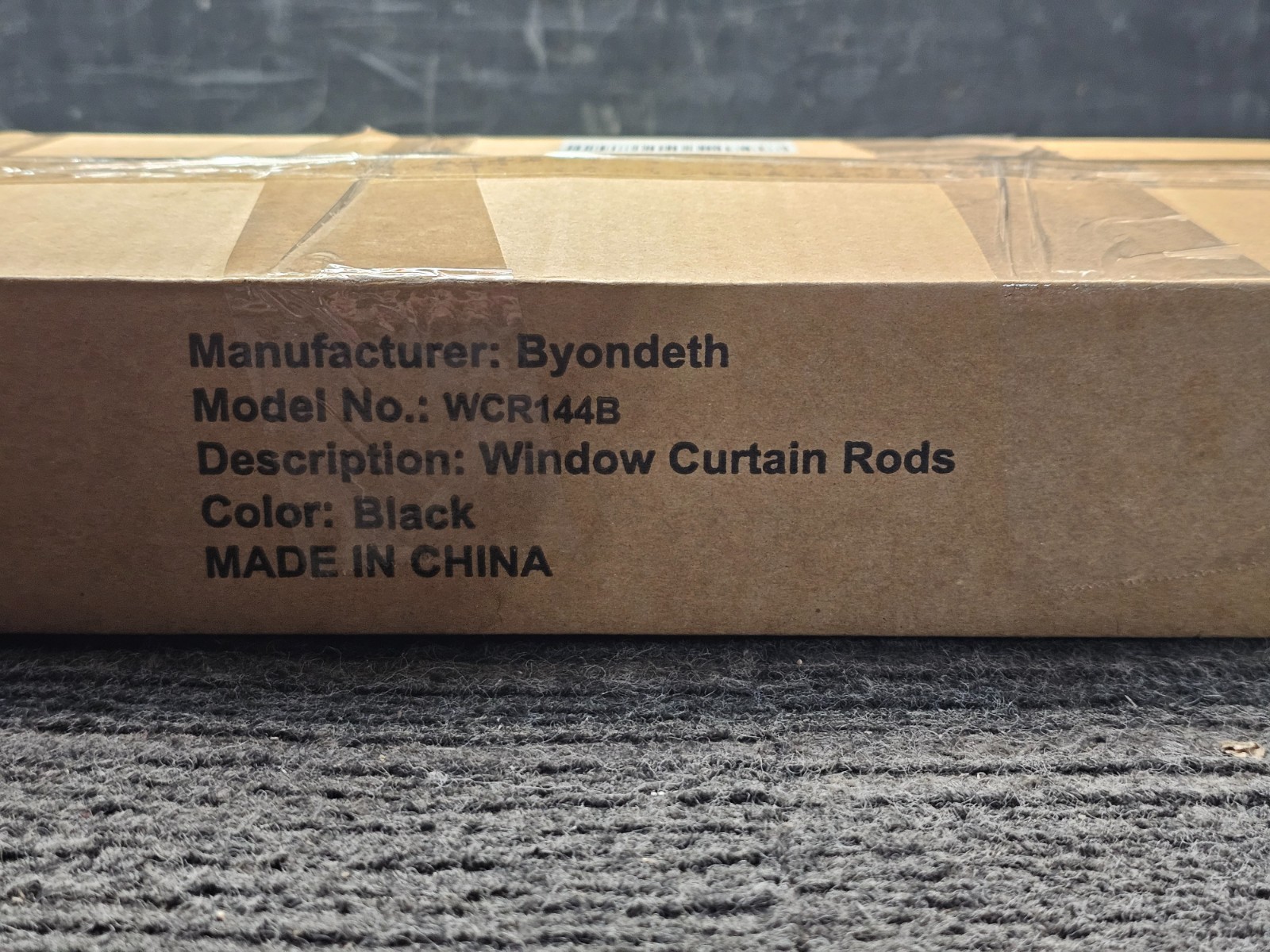 (QTY 9)Byondeth Curtain Rods for Windows 16 to 144 Inch Adjustable Length 1″ Dia
