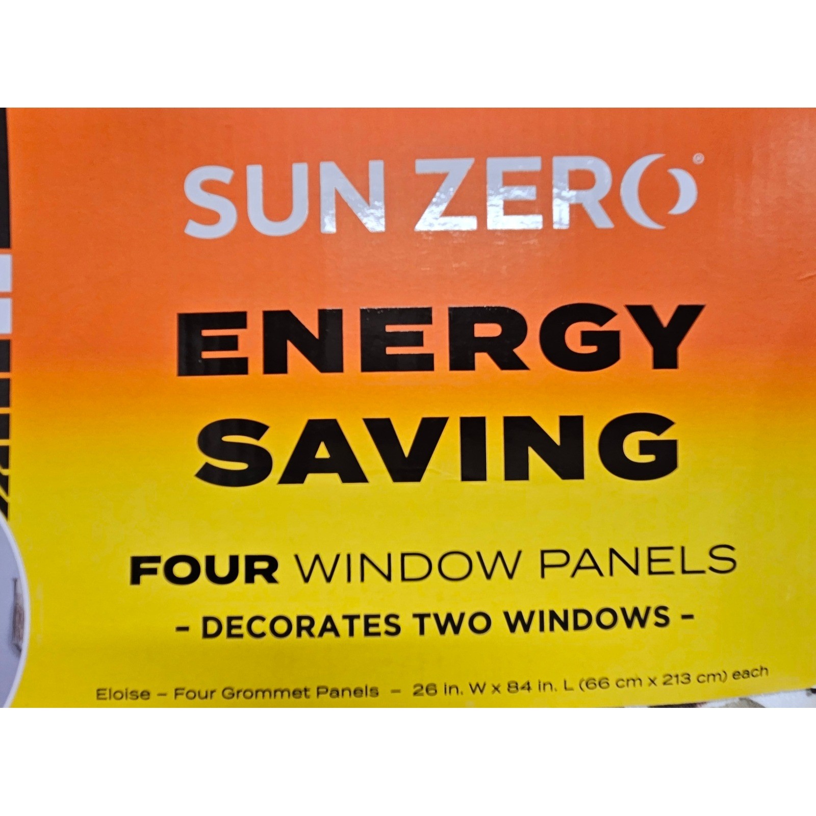 NWT Sun Zero Eloise Grommet 4 Window Panels 26″x84″ Sage Floral Room Darkening