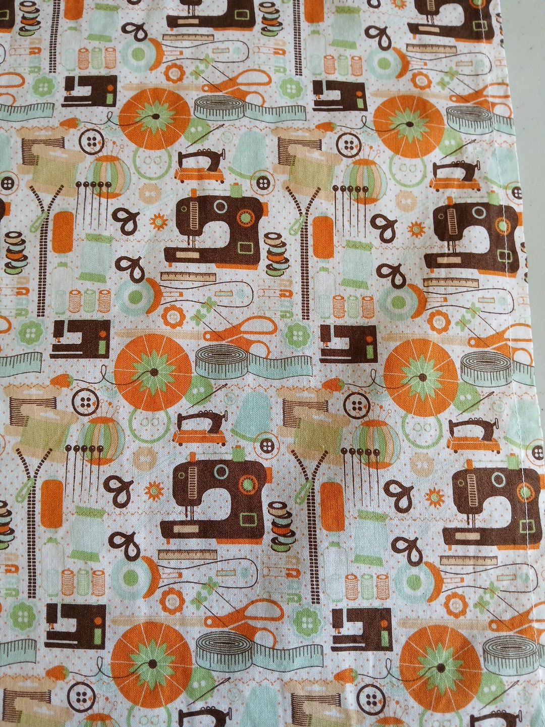 Fabric Window Valance Curtain , Sewing Machines & Notions Themed Fabric