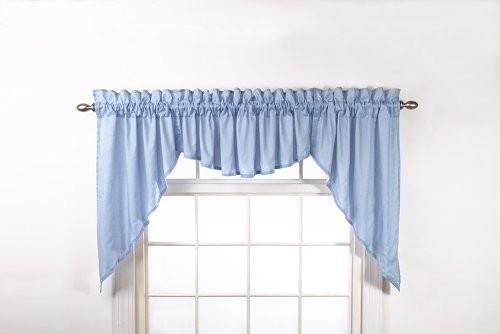 Renaissance Home Fashion Emery 3-Piece Lined Swag 45″W x 116″L (Pack of 1) Sky