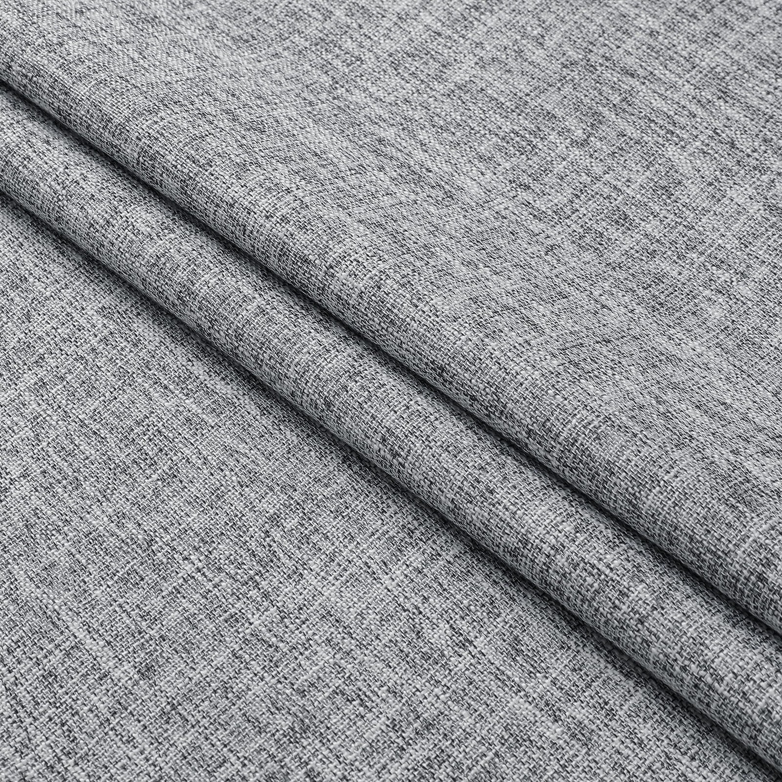 Central Park Pinch Pleated Full Blackout Curtain Panels Linen Texture Thermal