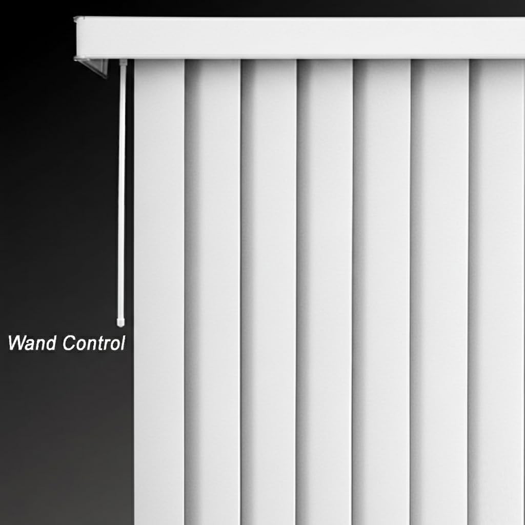 Vertical Blind Headrail Custom Made to Your Size & Stack
