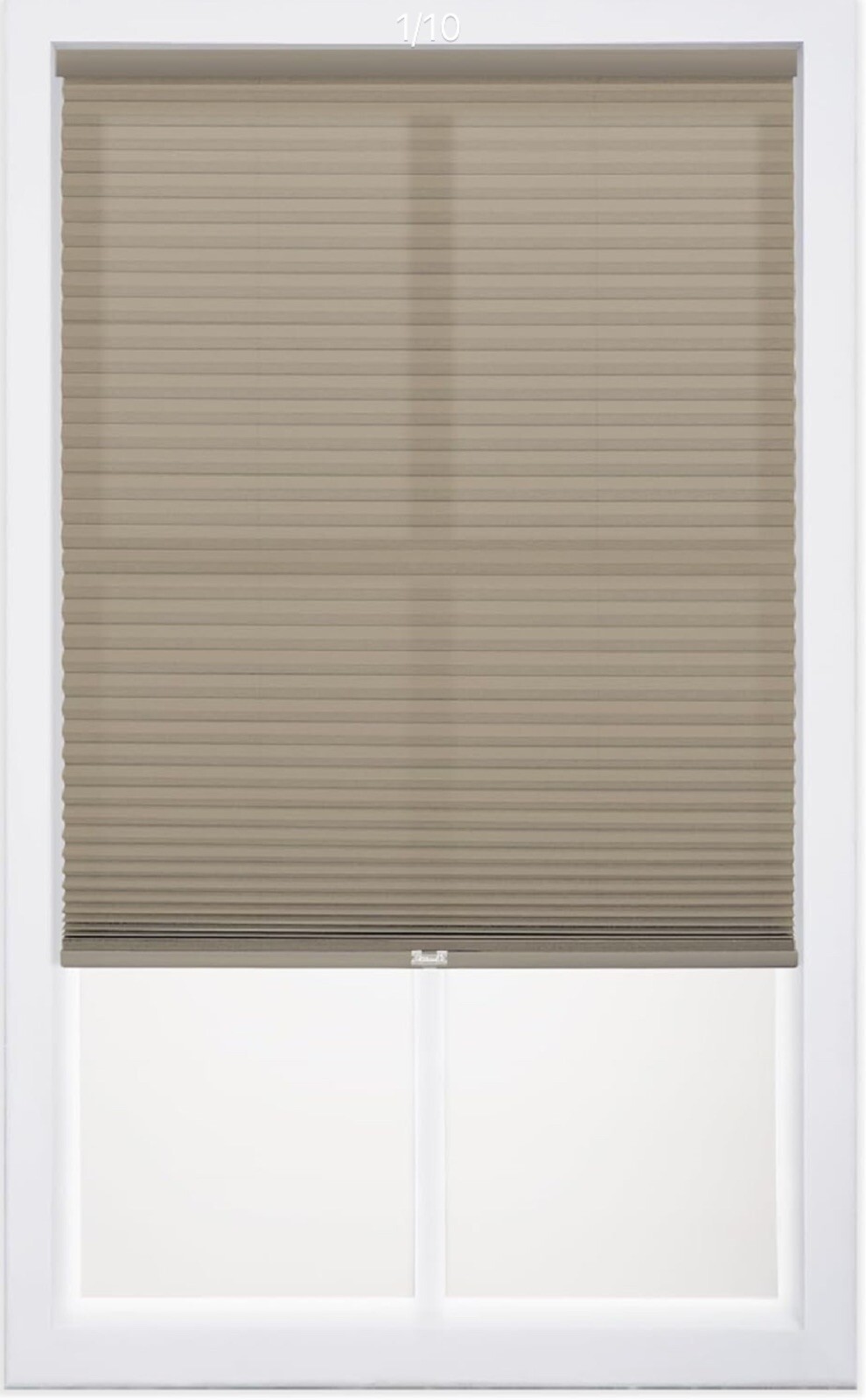 DEZ FURNISHINGS QCLN300480 Cordless Light Filtering Cellular Shade, 30W”x48H”