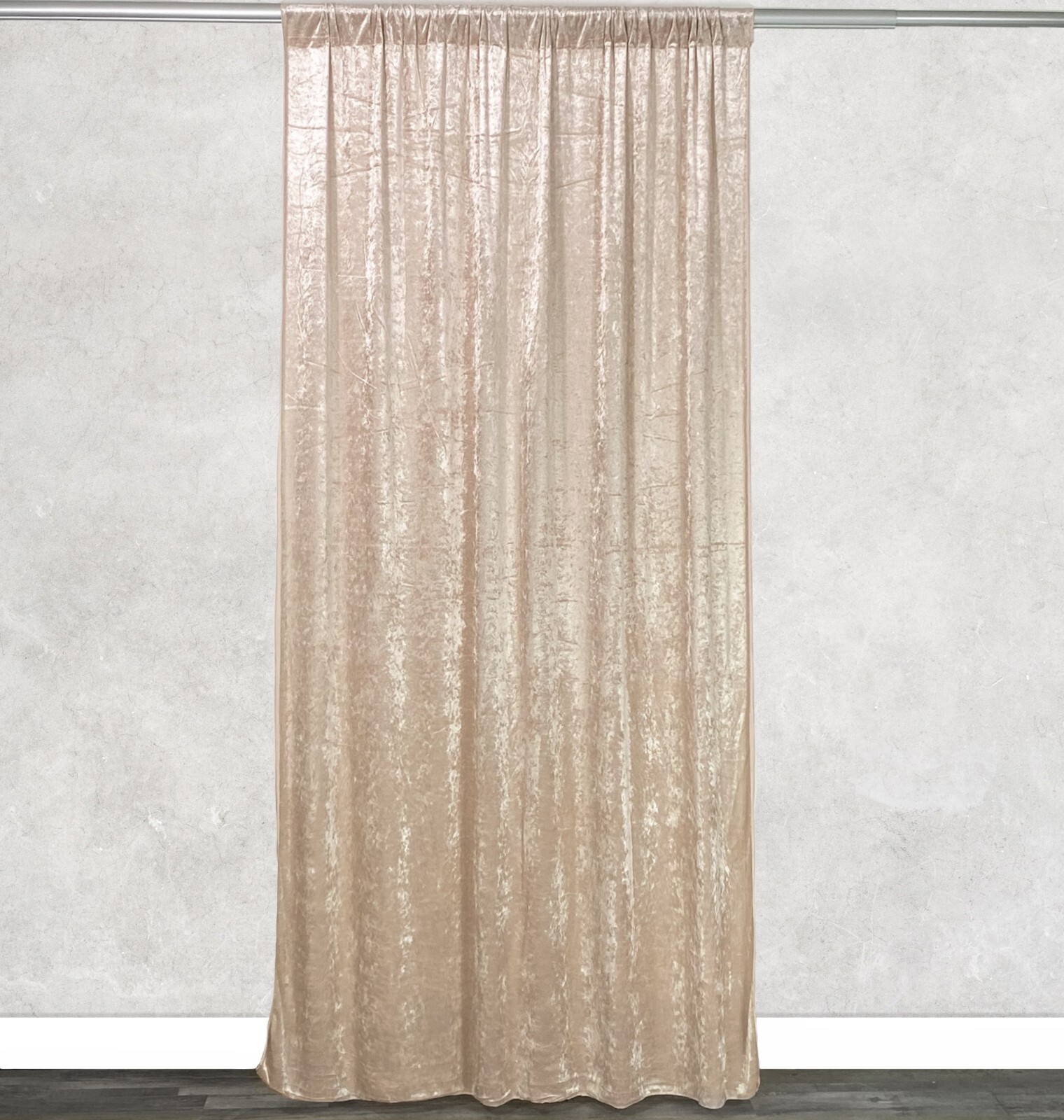 YCC Linens – Velvet Drape with 4 Inch Pocket (1 Panel)