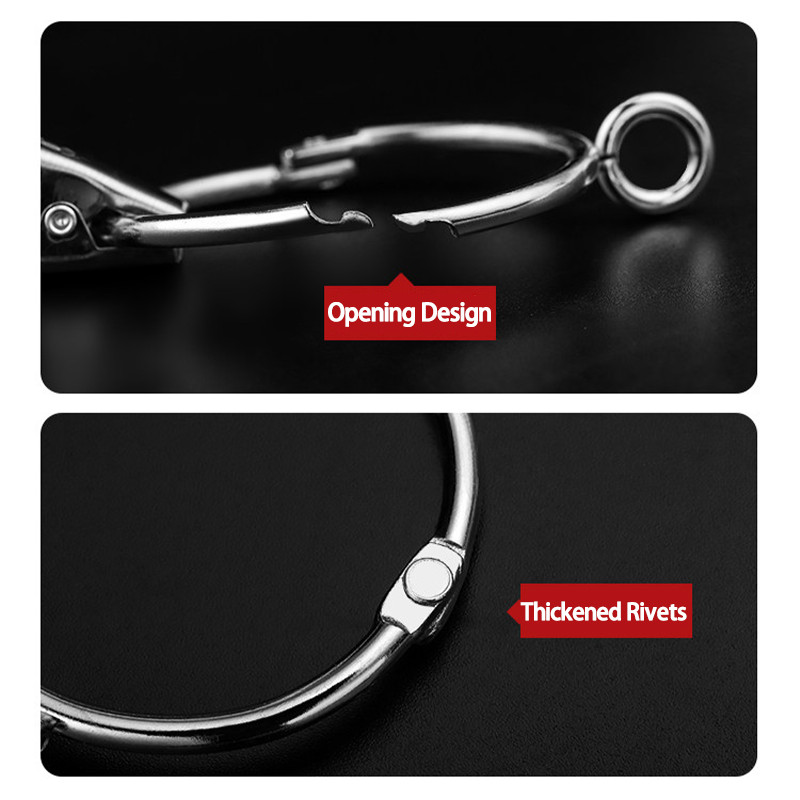 Opening Curtain Rings Hanging Hooks for Curtains Rod Pole Voile Metal/Resin Ring
