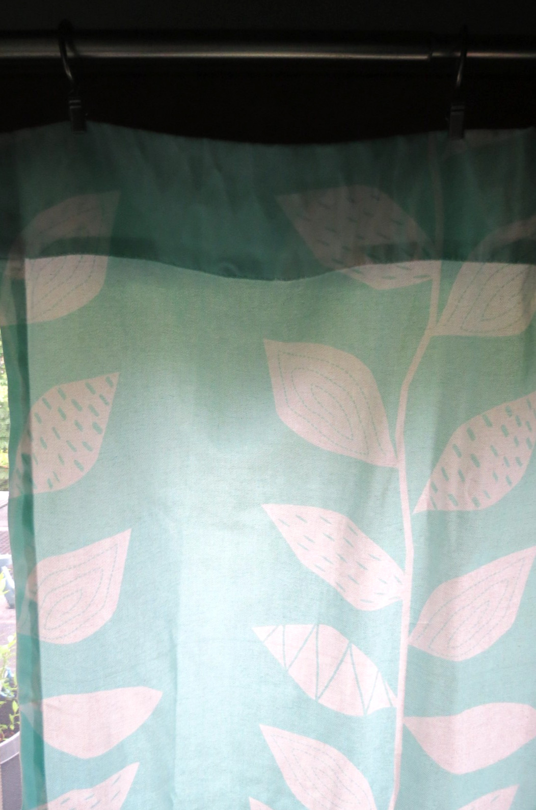 Botanical Light Filtering Window Curtain Panel 50″W x 82″L (2 panels)
