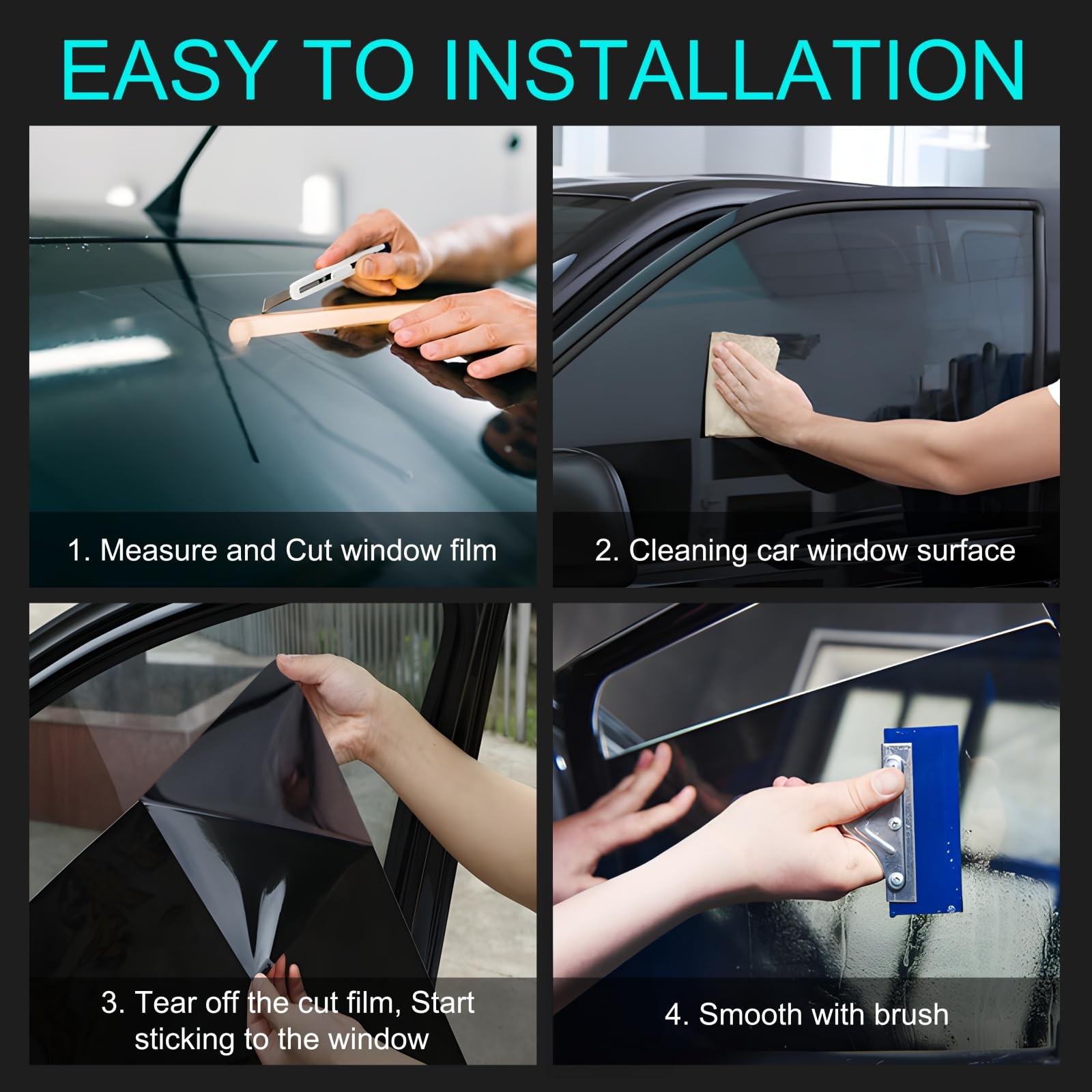 Nano Ceramic Window Tint Film, Car Window Tint Privacy Film, Sun Blocking Car…