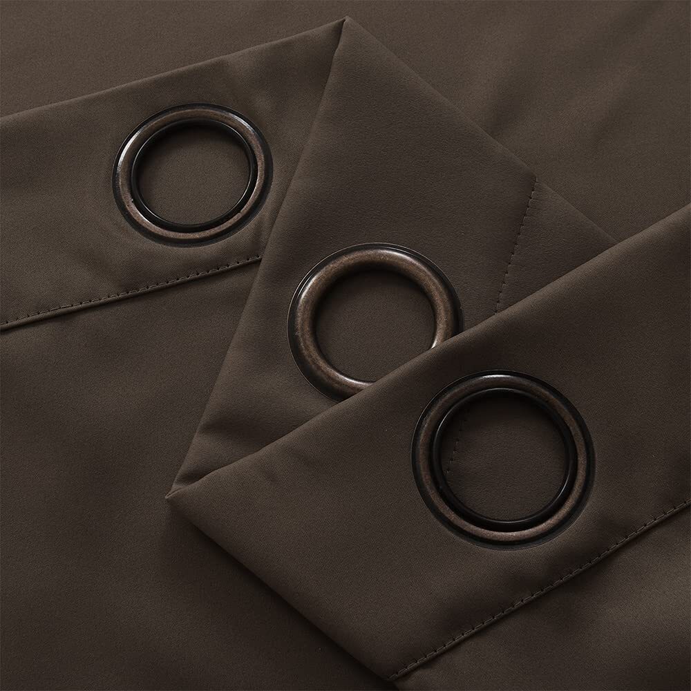 Rose Home Fashion Blackout Patio Door Curtain Thermal Insulated 100W x 84L T…