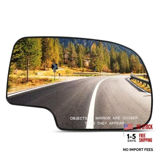 Passenger Side Mirror Glass Fit for 1999-2003 For Chevy Silverado Pickup 2007