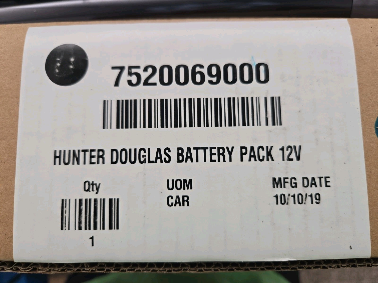 Hunter Douglas AA Battery Wand 12V 7520069000