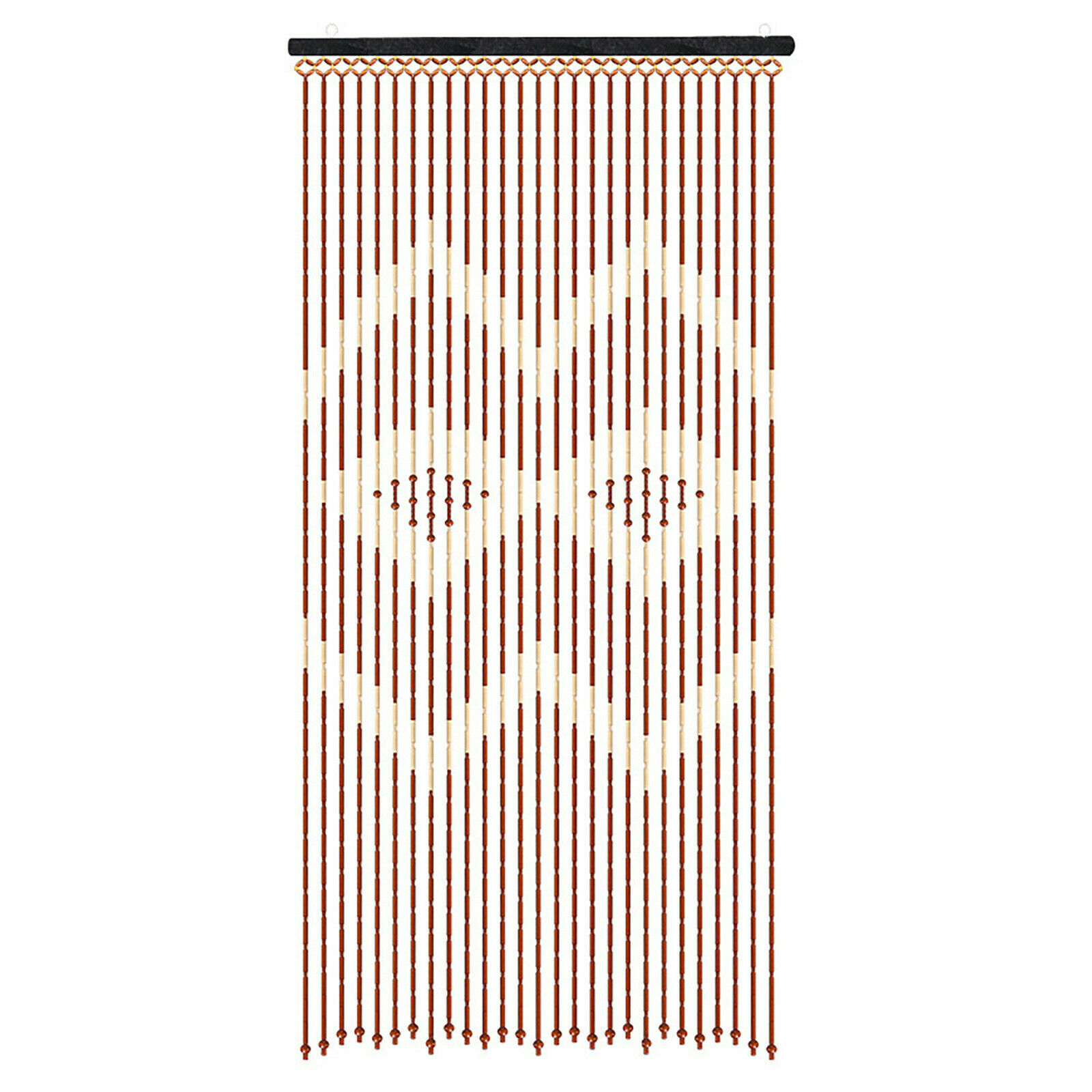 Bamboo Bead Curtain String Door Curtains Beaded Wooden Curtain fit for Doorway