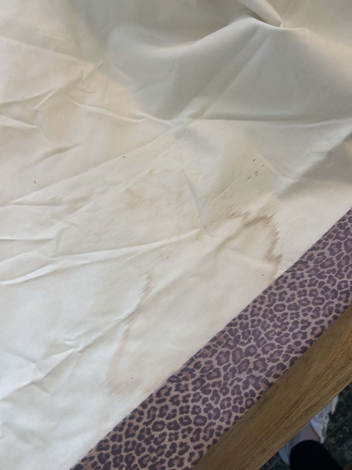 Custom Heavy DRAPES Paisley Jacquard Weighted Lined 21×88” Leopard Dark 2 Panels