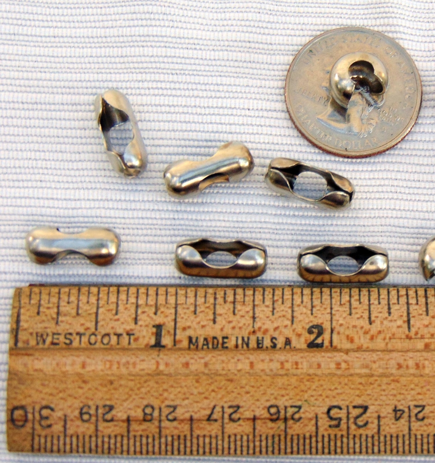 Roller Shade replacement chain 4.5mm Stainless Steel Ball Bead #10 + connectors