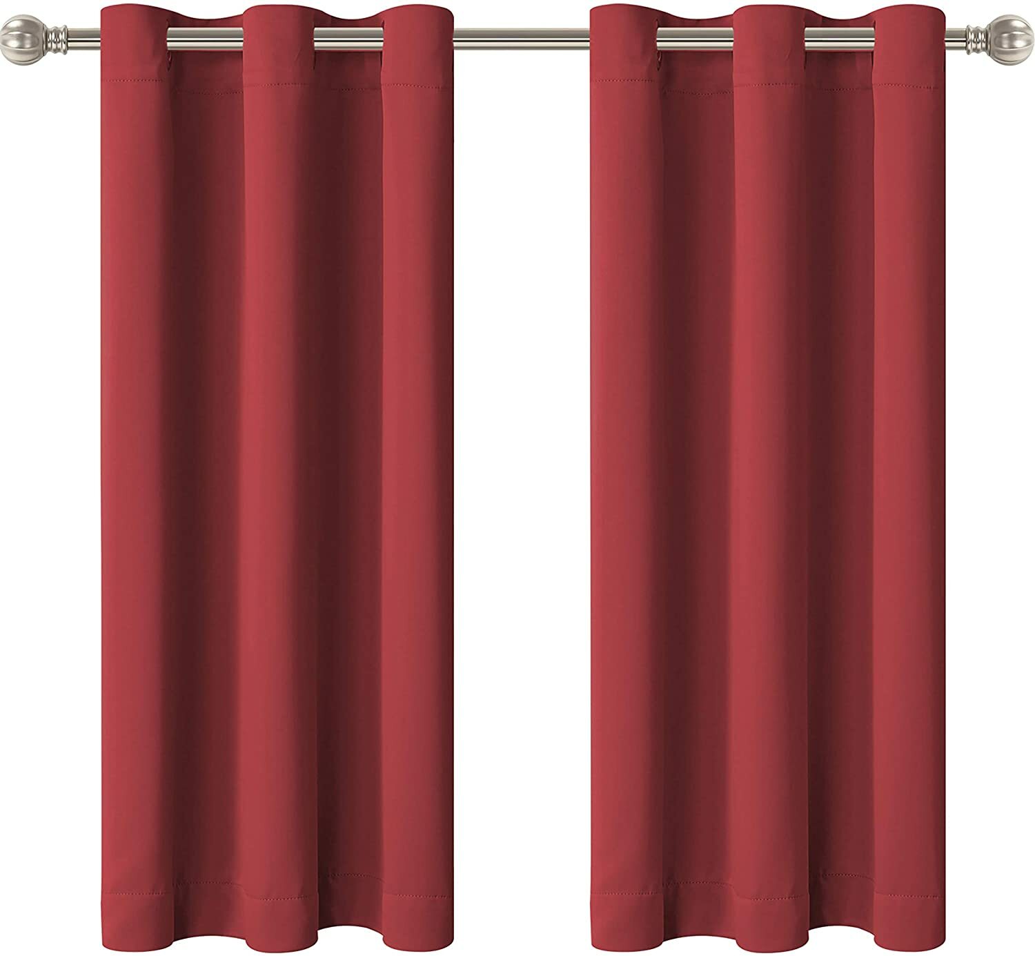 Set of 2 Jeannie Blackout Grommet Top Curtain Drapery Panels