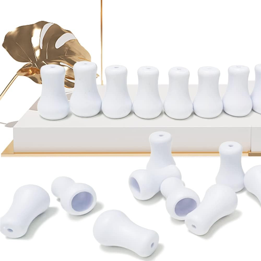 20 Pcs Plastic Blind Pull Cord Knobs Blind Cord Pull Ends Replacement for Shades