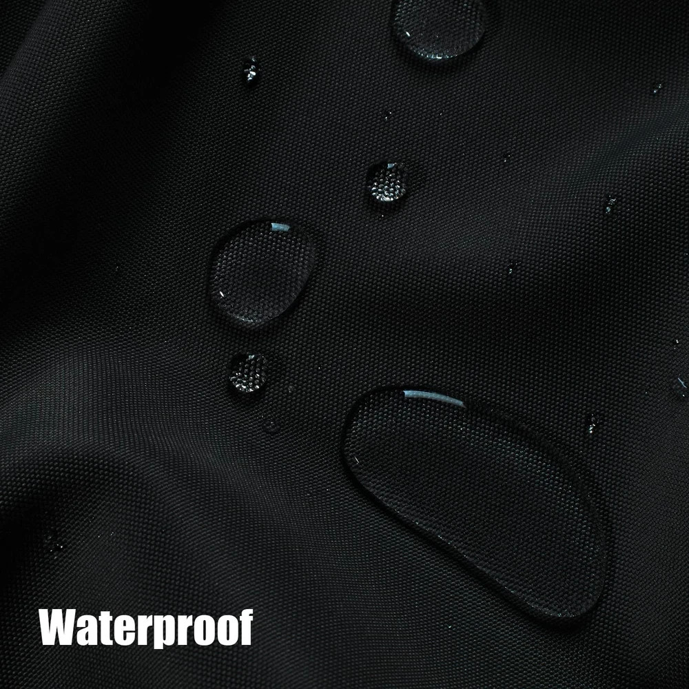 Extra Wide Waterproof Outdoor Curtains for Patio, 150×108 Inch, Black