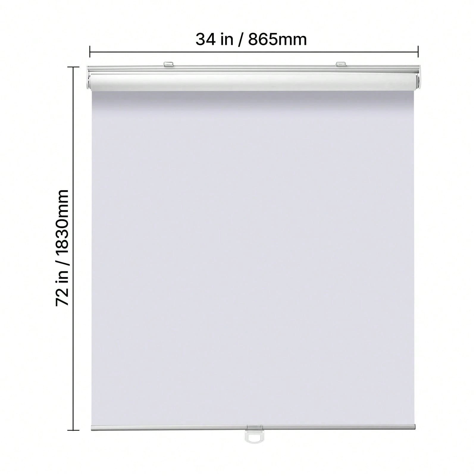 34×72 Cordless Blackout Roller Shades Thermal Insulated Window Blinds