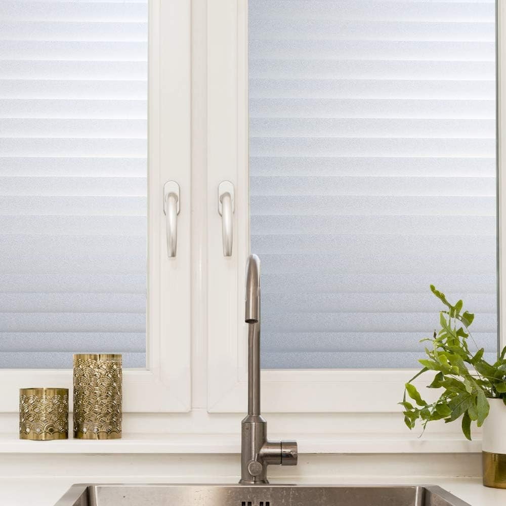 17.7×78.7″ Static Cling Window Film – Stylish UV Blocking Privacy Solution