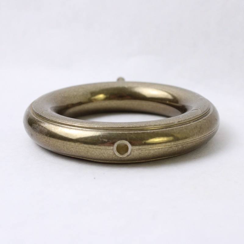 Lot of 26 Brass Color Plastic Curtain Rings with Eyelets
