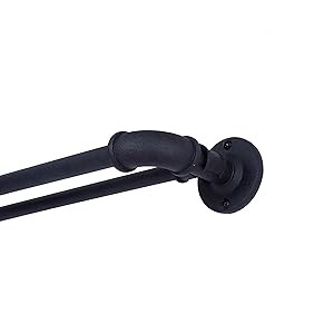 – Br Double ain Rod, Industrial Pipe Wraparound Design,
