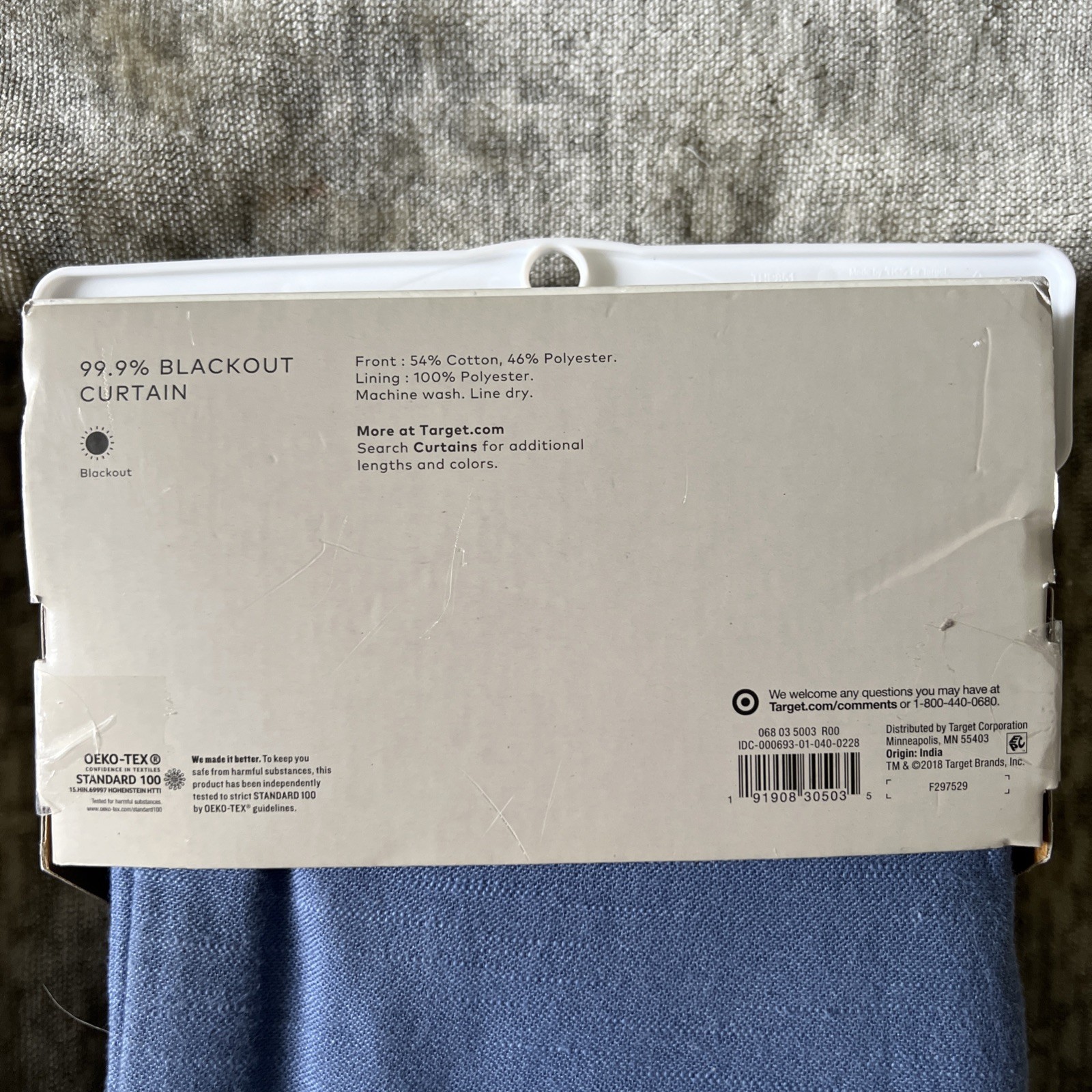 Project 62 Blackout Curtain Window (2) Panels 84″ Rod Pocket 50×84 New Drapery