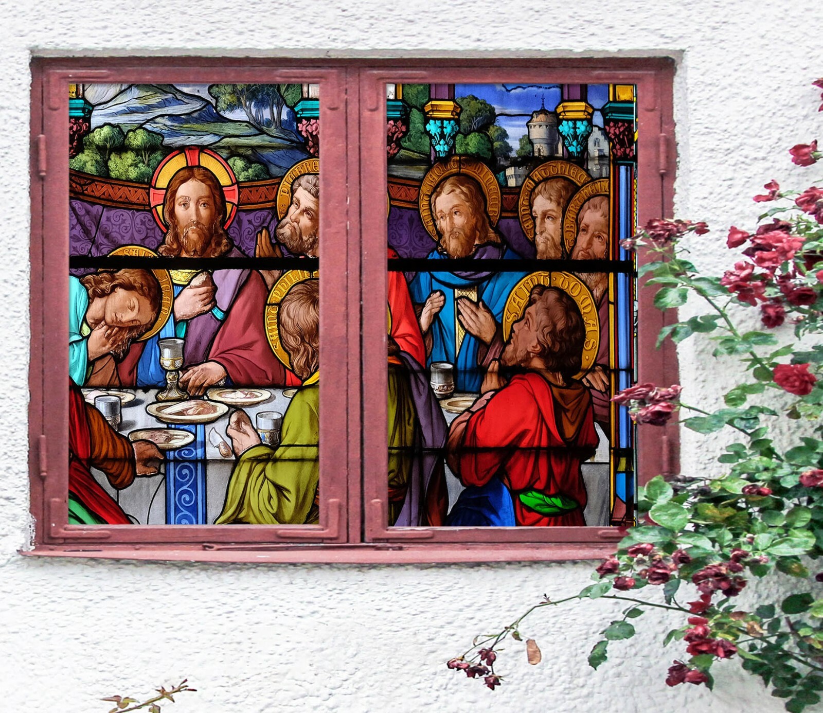 3D Men Food ZHU746 Window Film Print Sticker Cling Stained Glass UV Zoe