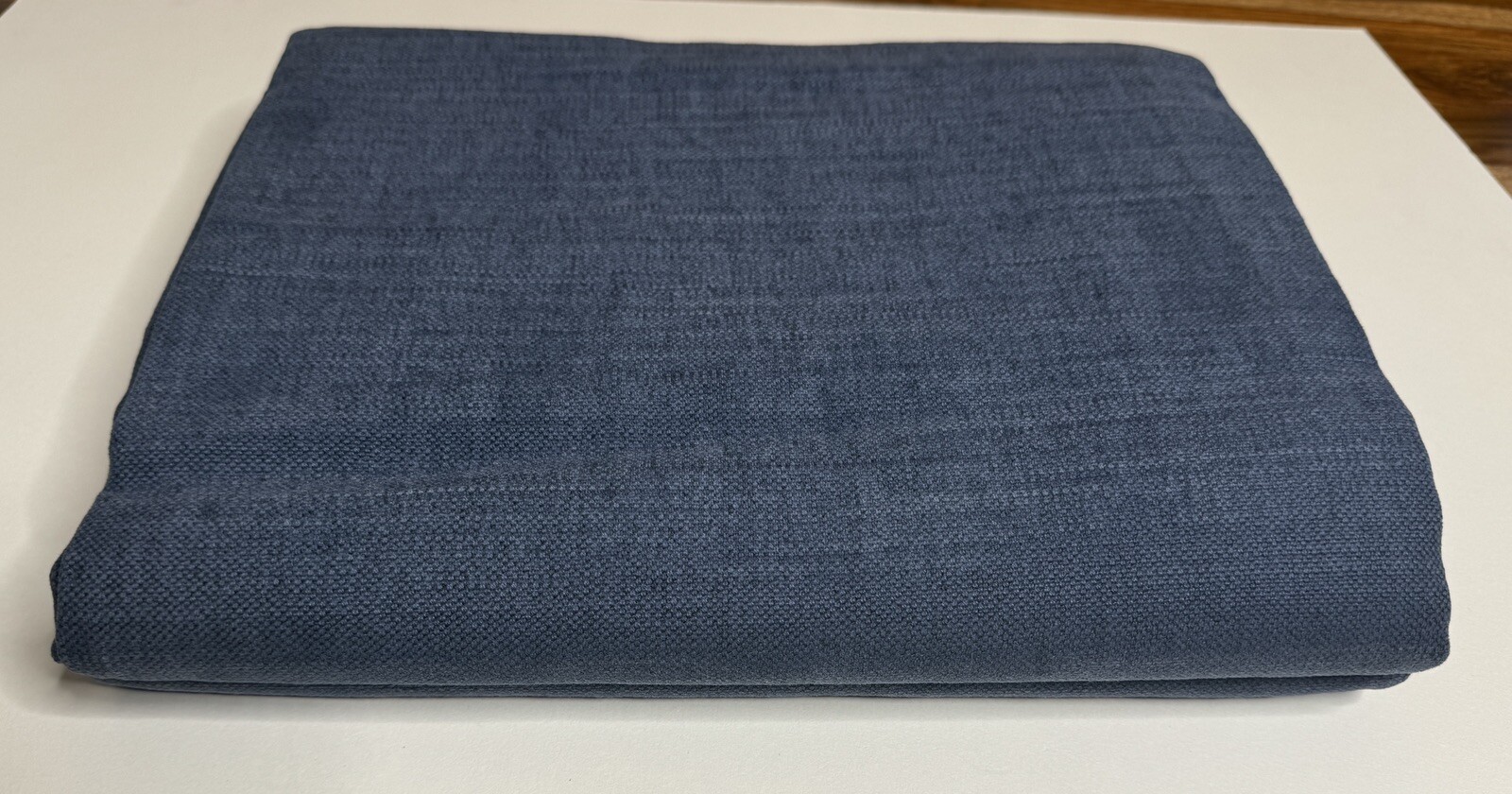 Restoration Hardware Brushed Linen Cotton Drapery 50″W x 108”L Indigo NEW $299