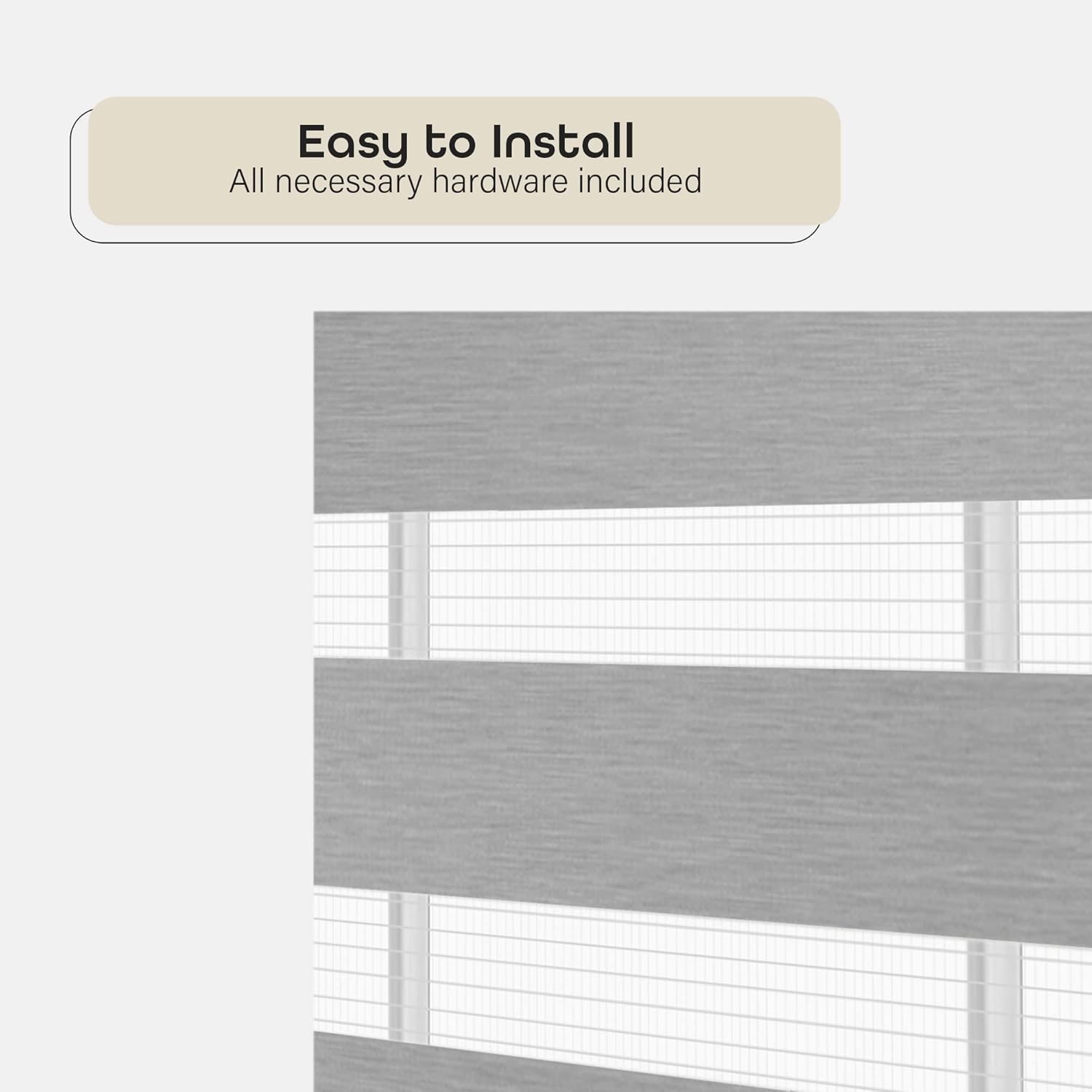 32×72 Cordless Celestial Sheer Double Layer Roller Shade White