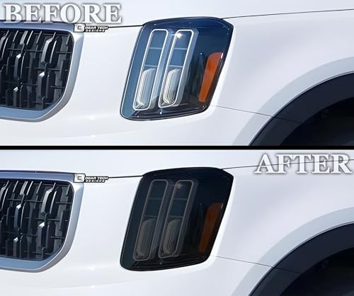 Full Headlight Taillight Reflector Sidemarker Full Kit 2023-2025 Dark Smoke