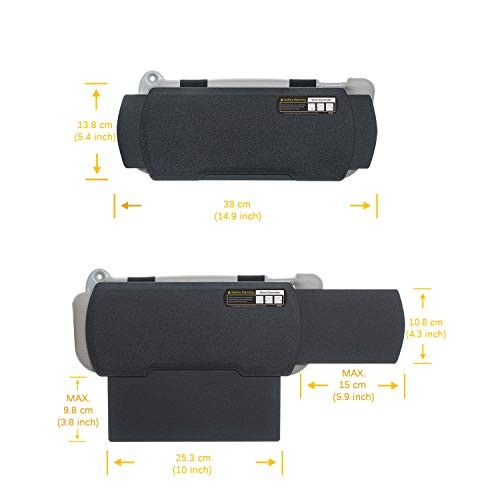 Car Visor Extender Anti-Glare Sun Visor Extender Windshield and Side Black