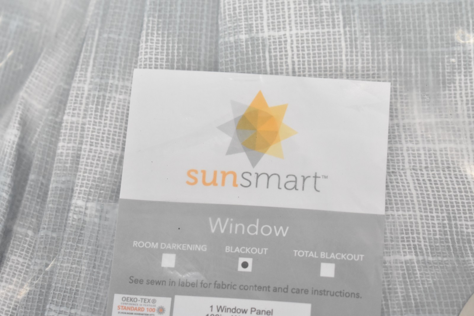 SunSmart Window Blackout Curtain Panel Single Panel 100″ W x 84″ L Aqua
