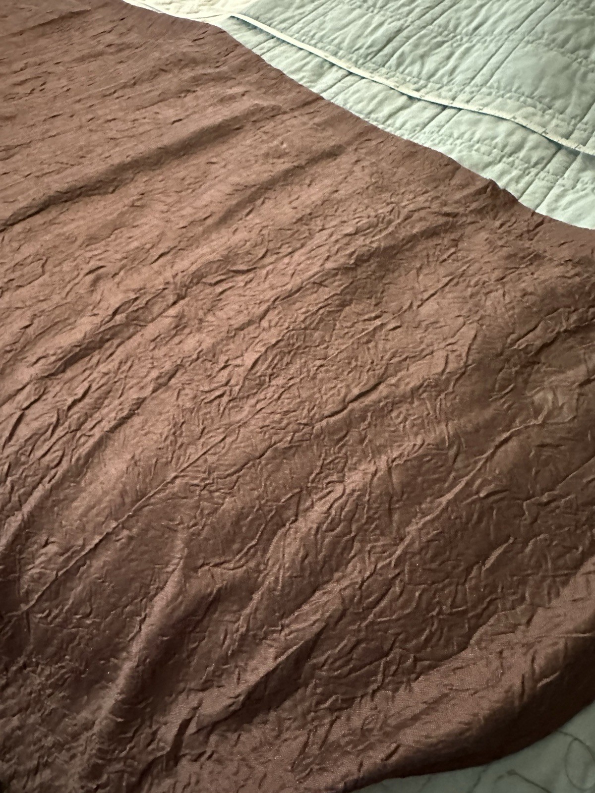 100% Polyester Panels In Brown 55”x 86. 4 Panels. Excellent Used Condition.