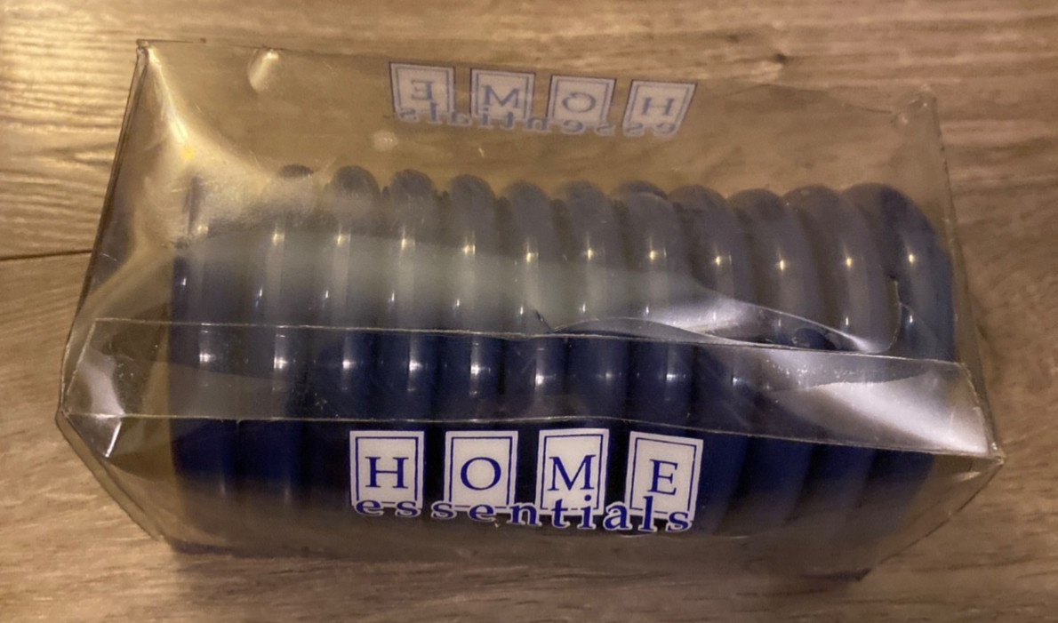 home essentials shower curtain rings blue plastic hooks Kmart new 12 Plastic