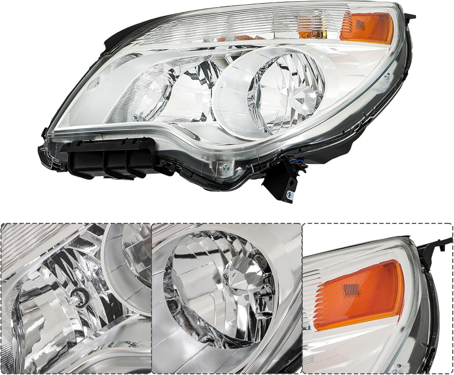 Headlight Assembly Replacement for Chevy Equinox 2011-2015 Headlights w/o