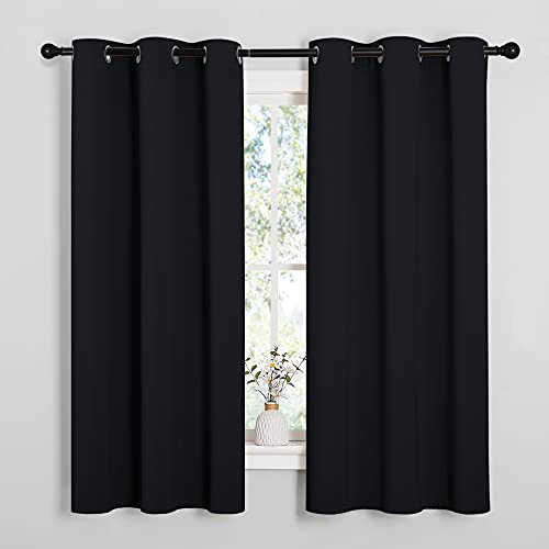 Halloween Pitch Solid Thermal Insulated 42″W x 63″L (Pack of 2) Black