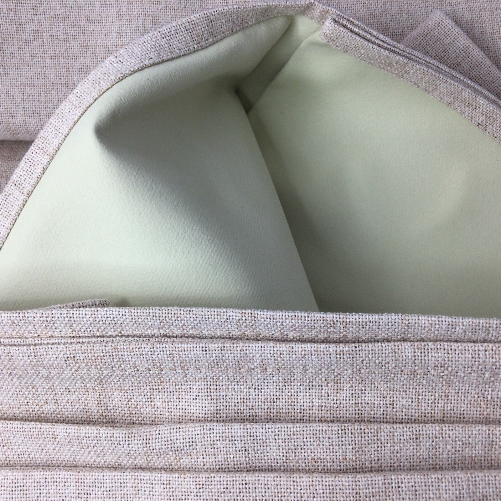 Window Panel Curtain Drape Linen 100 W x 84 L Blackout Beige Grommets 1 Panel