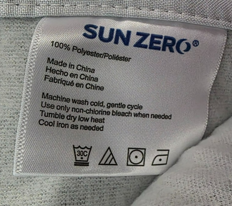 Sun Zero Pratt Tonal Texture Fleece Insulated Blackout Panels – White 100×84 in