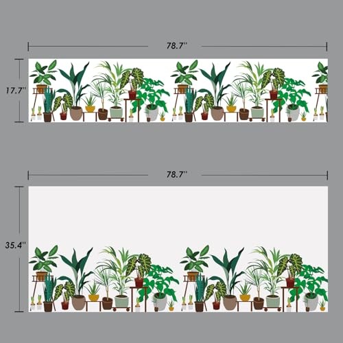 Country Rustic Stained Glass Window Film Two-Way Privacy Day 35.4in X 78.7in A