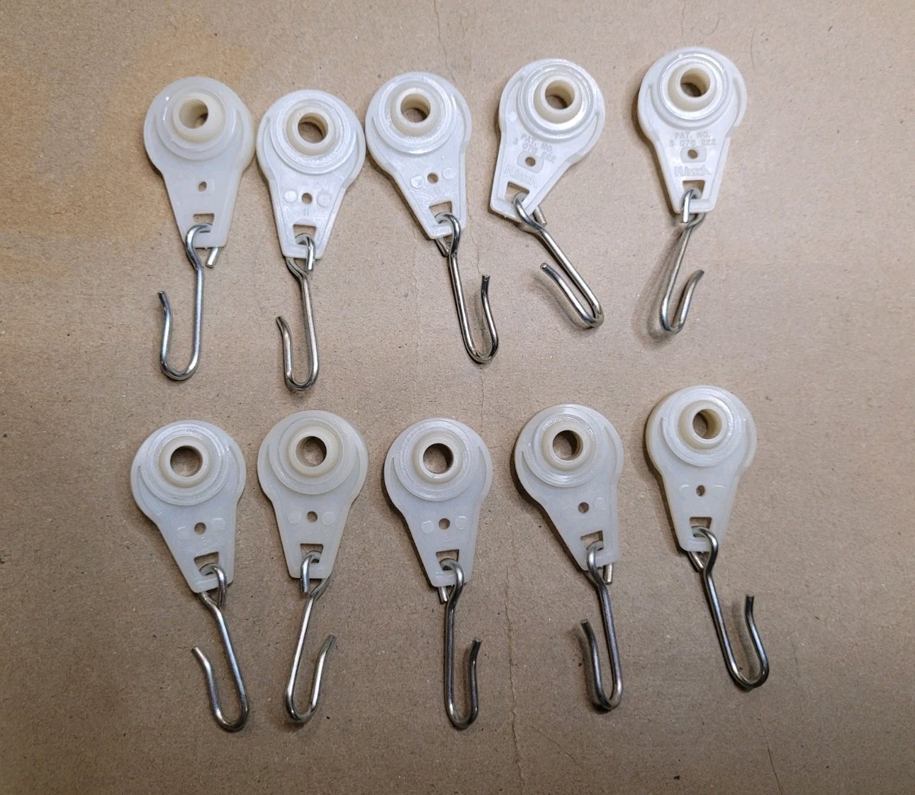 Kirsch Ball Bearing Carrier With Hook – 9673For Architrac Lot Of 10