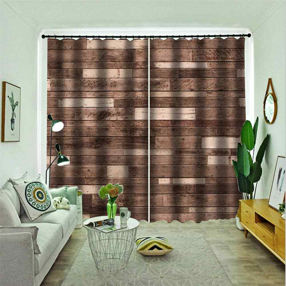 Solemn red with different shadesPrinting 3D Blockout Curtains Fabric Window