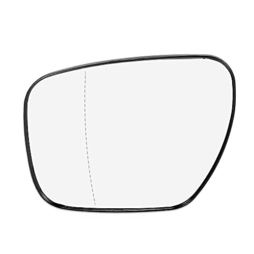 Car Rearview Mirror Glass Replacement with Backing Plate Heated Left Driver